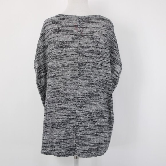 Pure Jill Top $79 Sz S Black White Hi Lo Linen Cotton Top - Picture 9 of 16